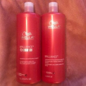 Wella Brilliance Shampoo and Conditioner Liters